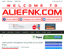 Tablet Screenshot of aliefnk.com